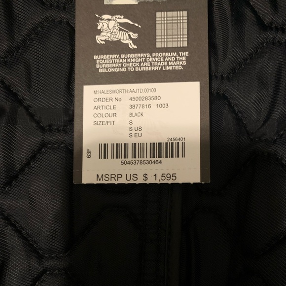 Burberry jacket, size small - Picture 3 of 3
